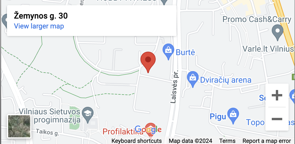 Raskite mus Google Maps pagalba!